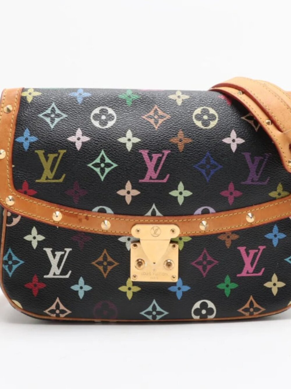 Louis Vuitton Monogram Multicolor Sologne Black